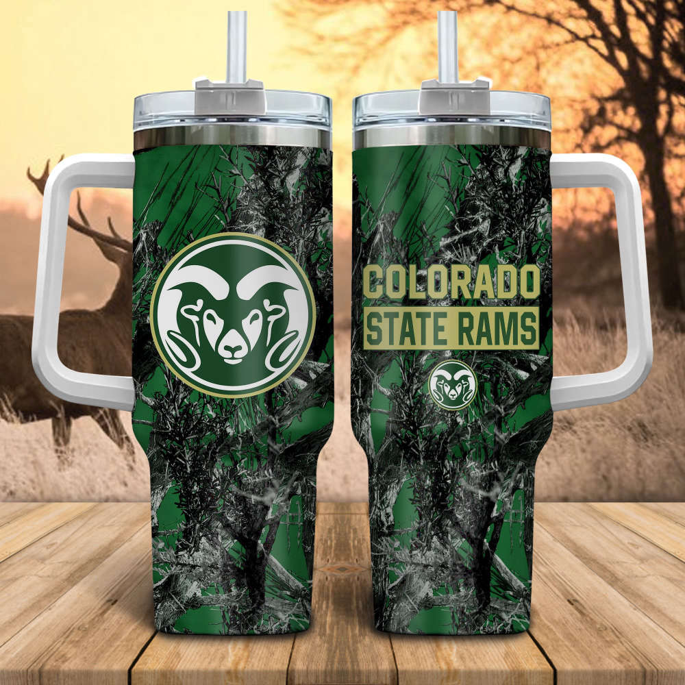 Colorado State Rams NCAA Hunting Personalized Stanley Tumbler 40oz Gift for Fans