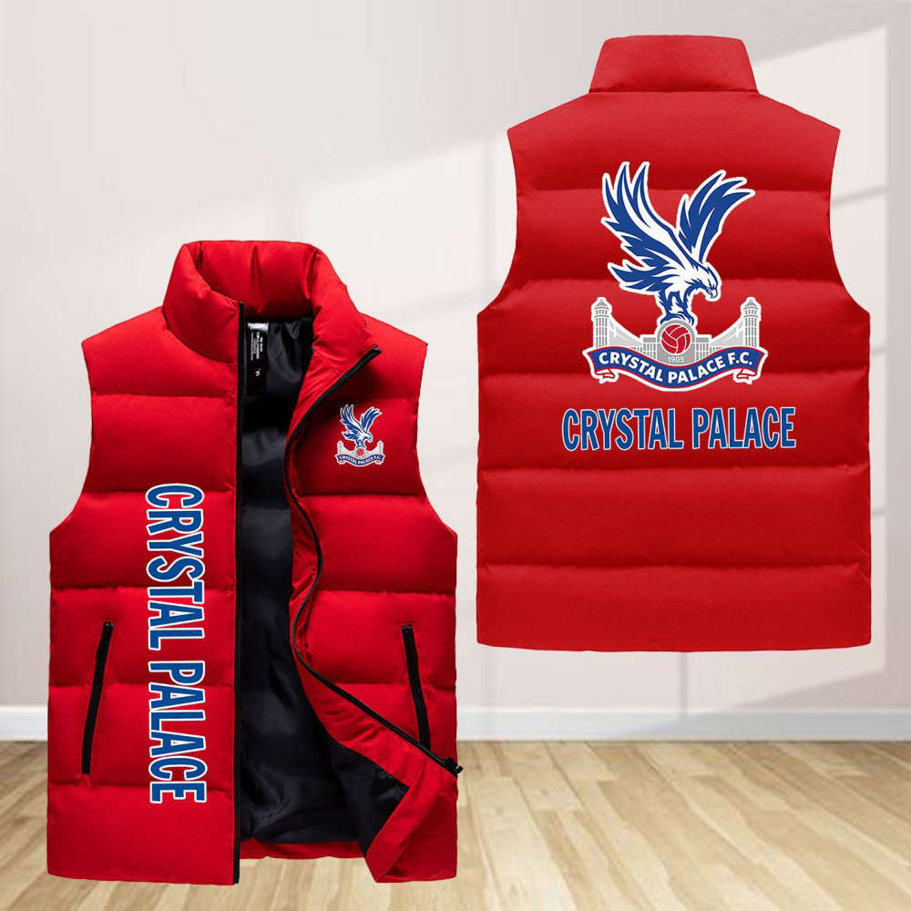 Crystal Palace F.C Sleeveless Puffer Jacket Custom For Fans Gifts