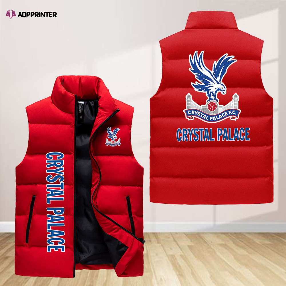 Crystal Palace F.C Sleeveless Puffer Jacket Custom For Fans Gifts