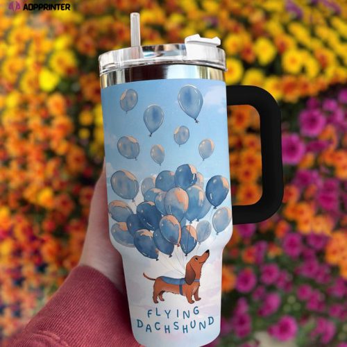 Dachshund Shineful 40oz Stanley Tumbler Stylist Gift for Fans