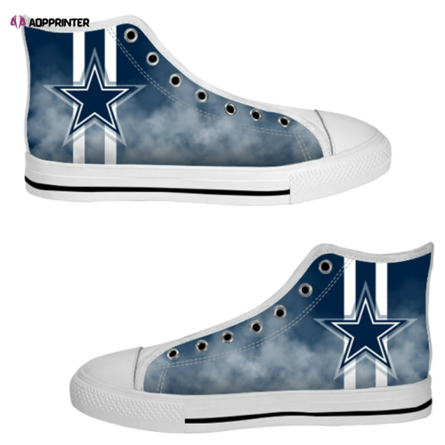 New England Patriots Custom Canvas High Top Shoes For Fans Mickey