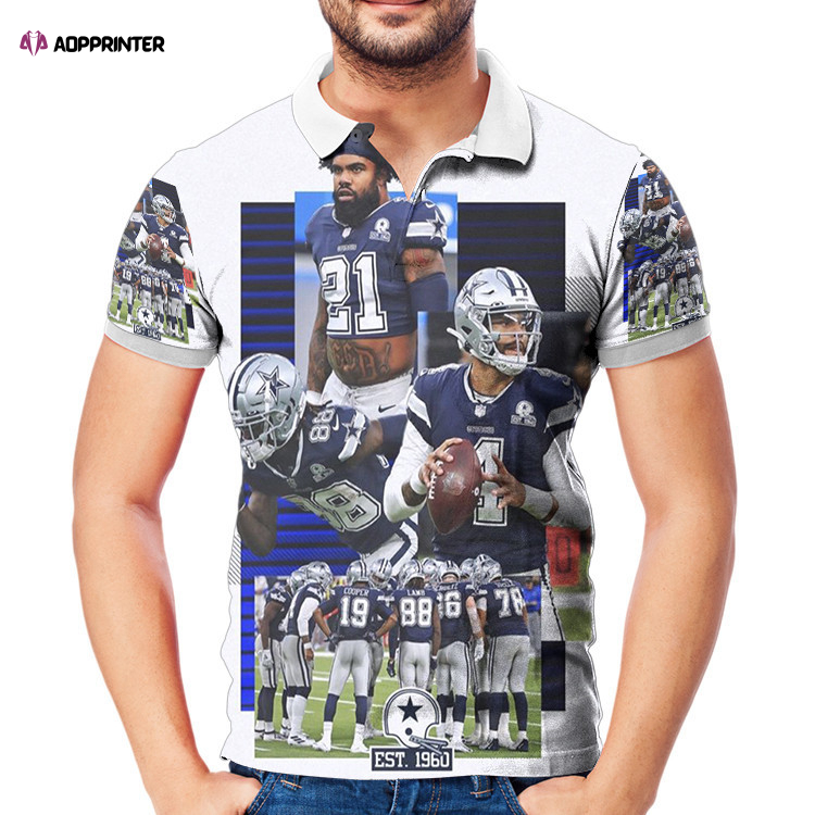 Dallas Cowsboys All Players7 3D Gift for Fans Polo Shirt