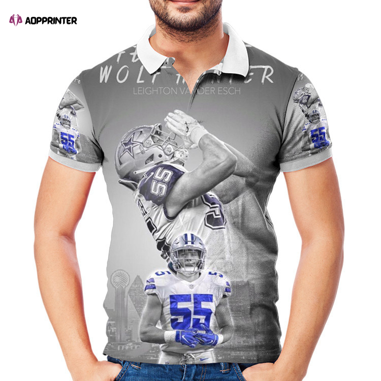 Dallas Cowsboys Leighton Vander2 3D Gift for Fans Polo Shirt