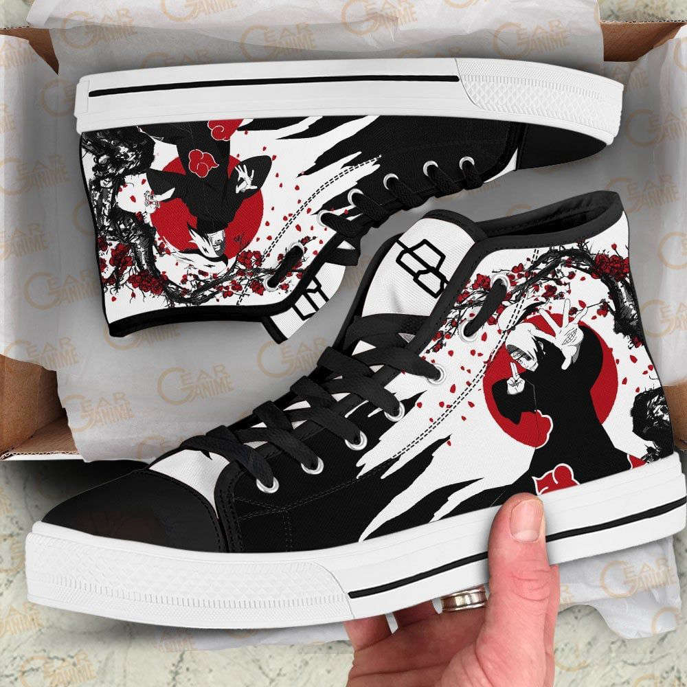 Deidara High Top Shoes Custom Naruto Anime Japan Style For Fans