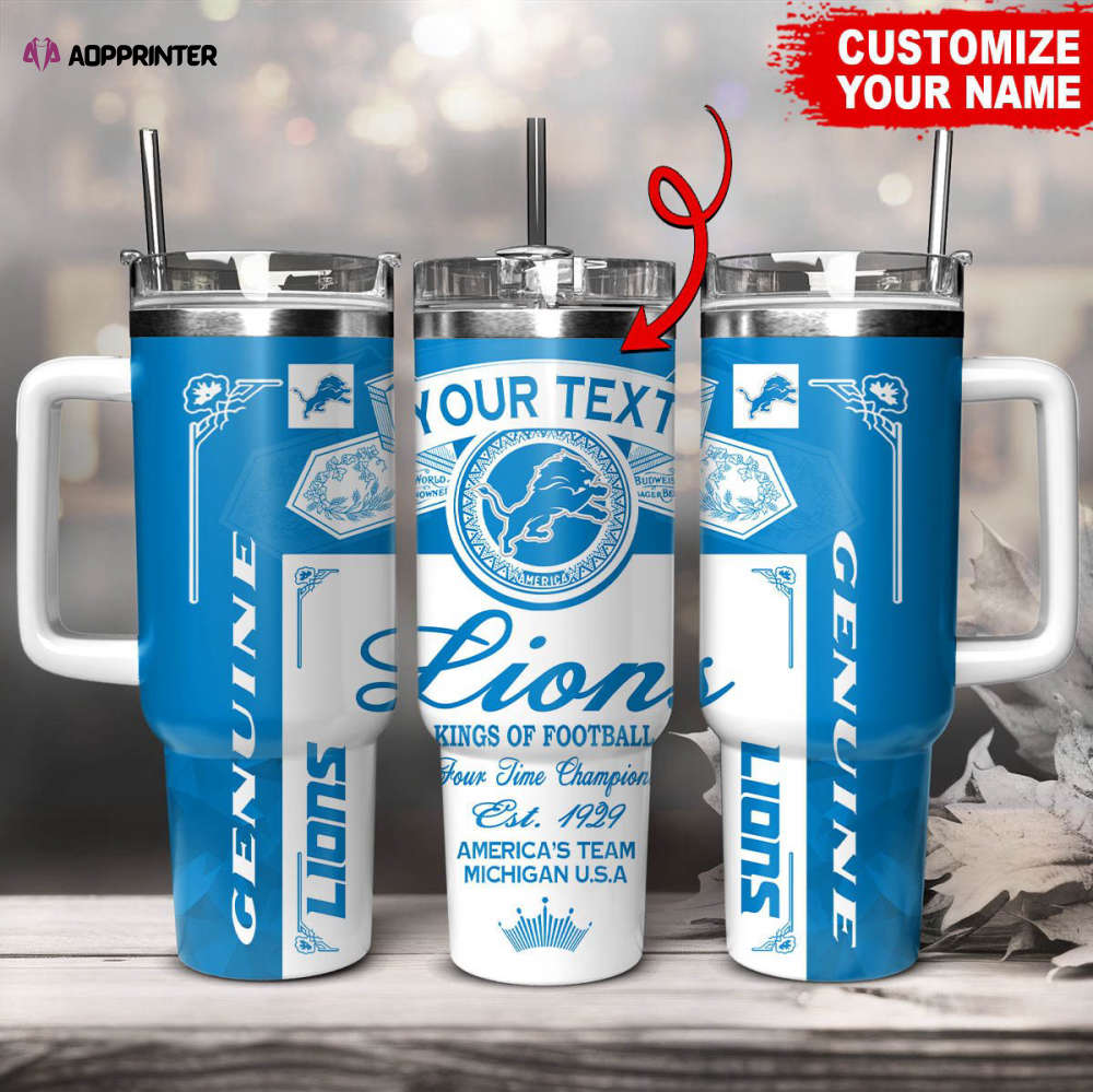 Carolina Panthers NFL Kings Of Football Custom Your Text Stanley Tumbler 40Oz Gift for Fans