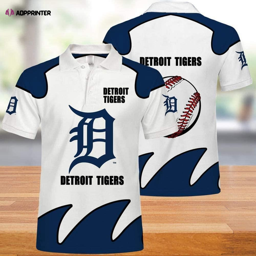 Detroit Tigers Print Casual Summer Short Top Branding Trends Limited Edition Eachstep 3D Gift for Fans Polo Shirt