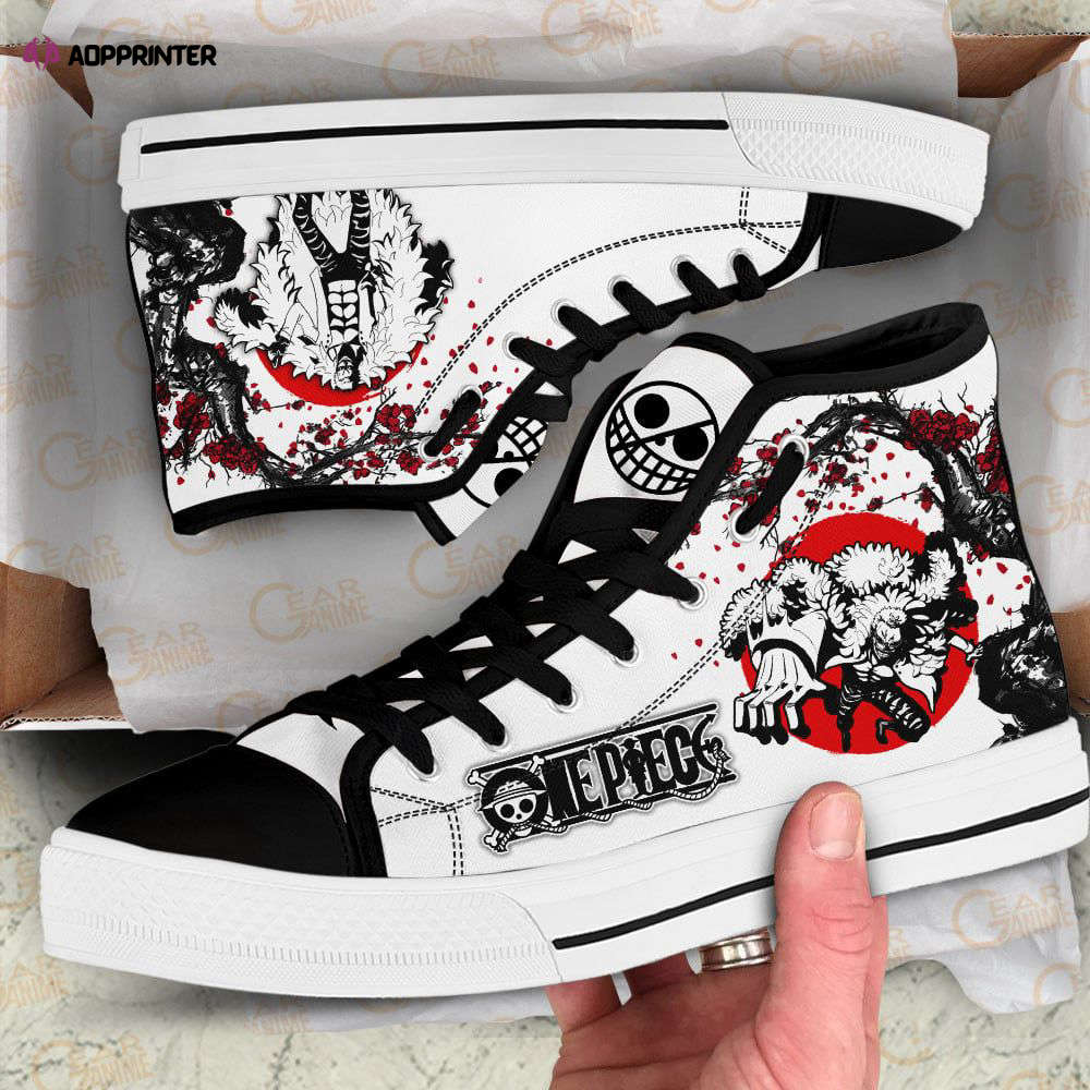 Boa Hancock High Top Shoes Japan Style For Fans One Piece Anime