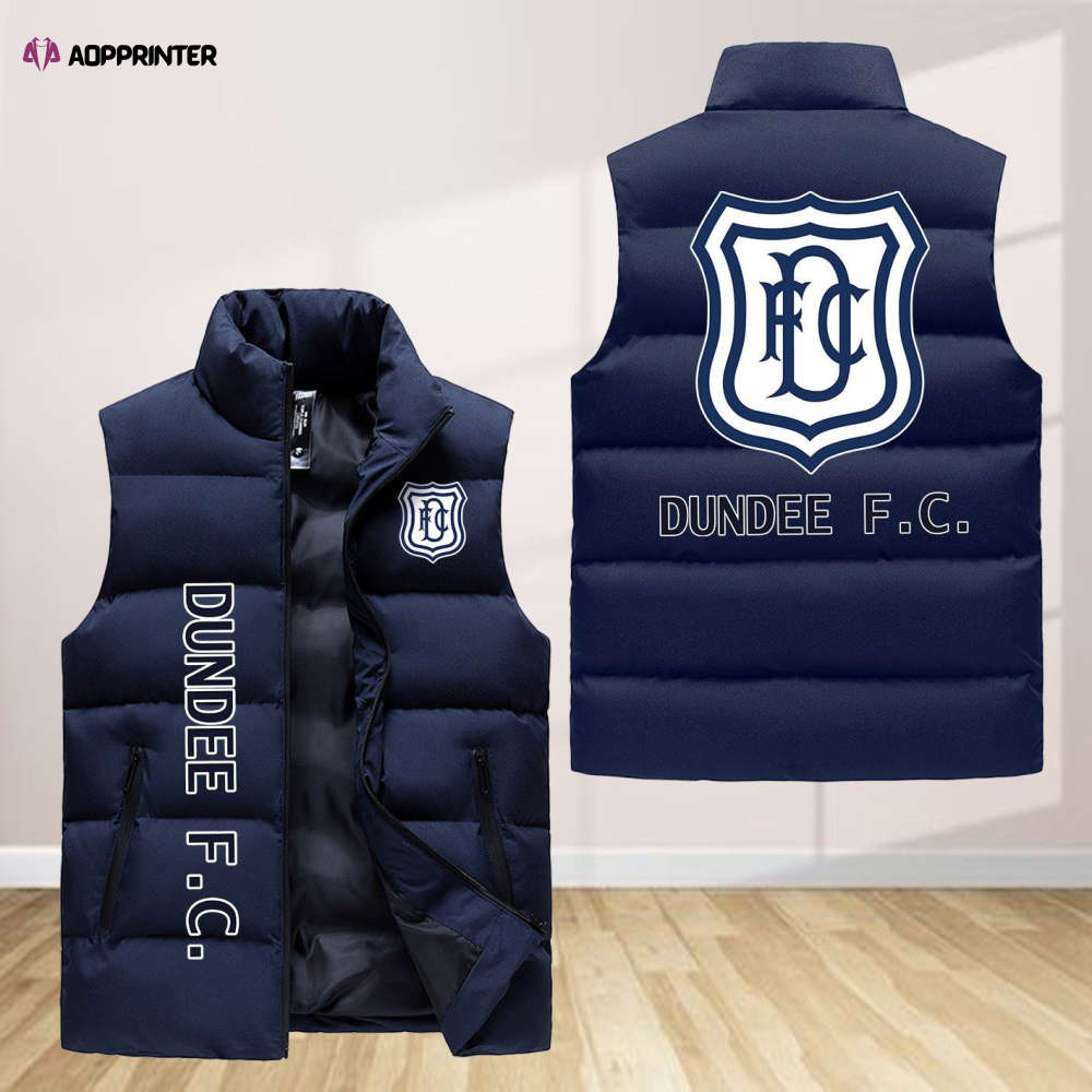 Dundee F.C Sleeveless Puffer Jacket Custom For Fans Gifts