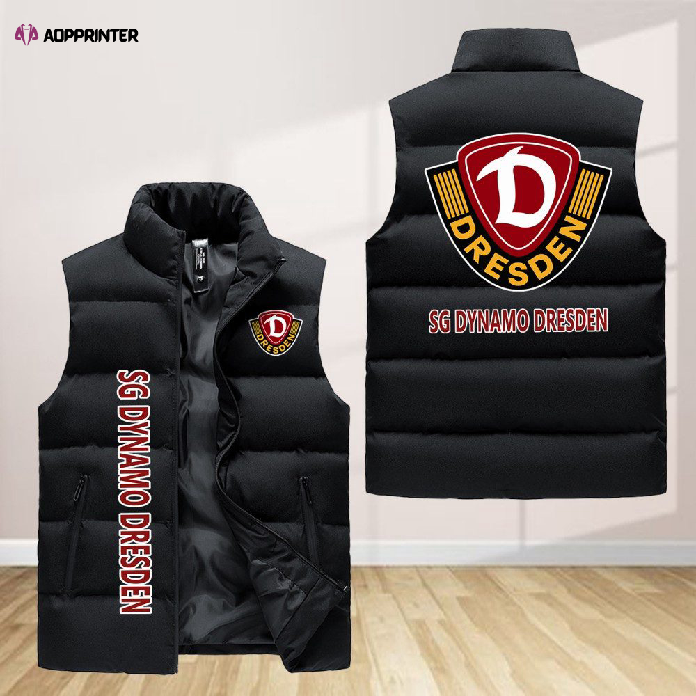 Dynamo Dresden Sleeveless Puffer Jacket Custom For Fans Gifts