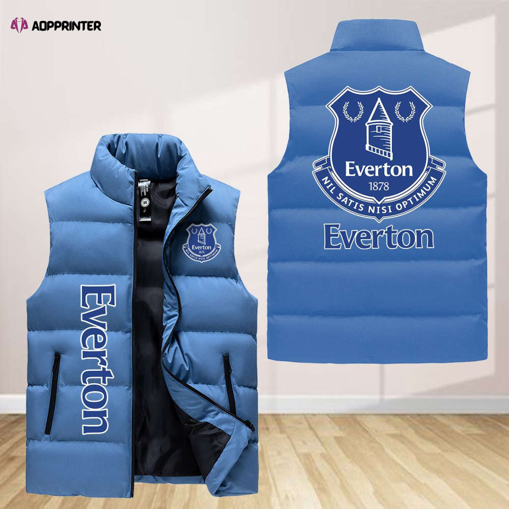 Everton F.C Sleeveless Puffer Jacket Custom For Fans Gifts