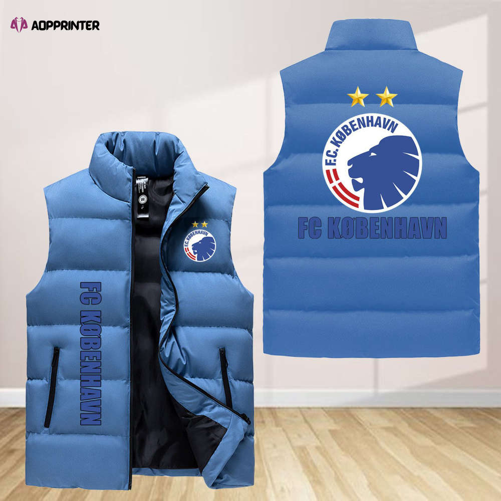 F.C. Kobenhavn Sleeveless Puffer Jacket Custom For Fans Gifts