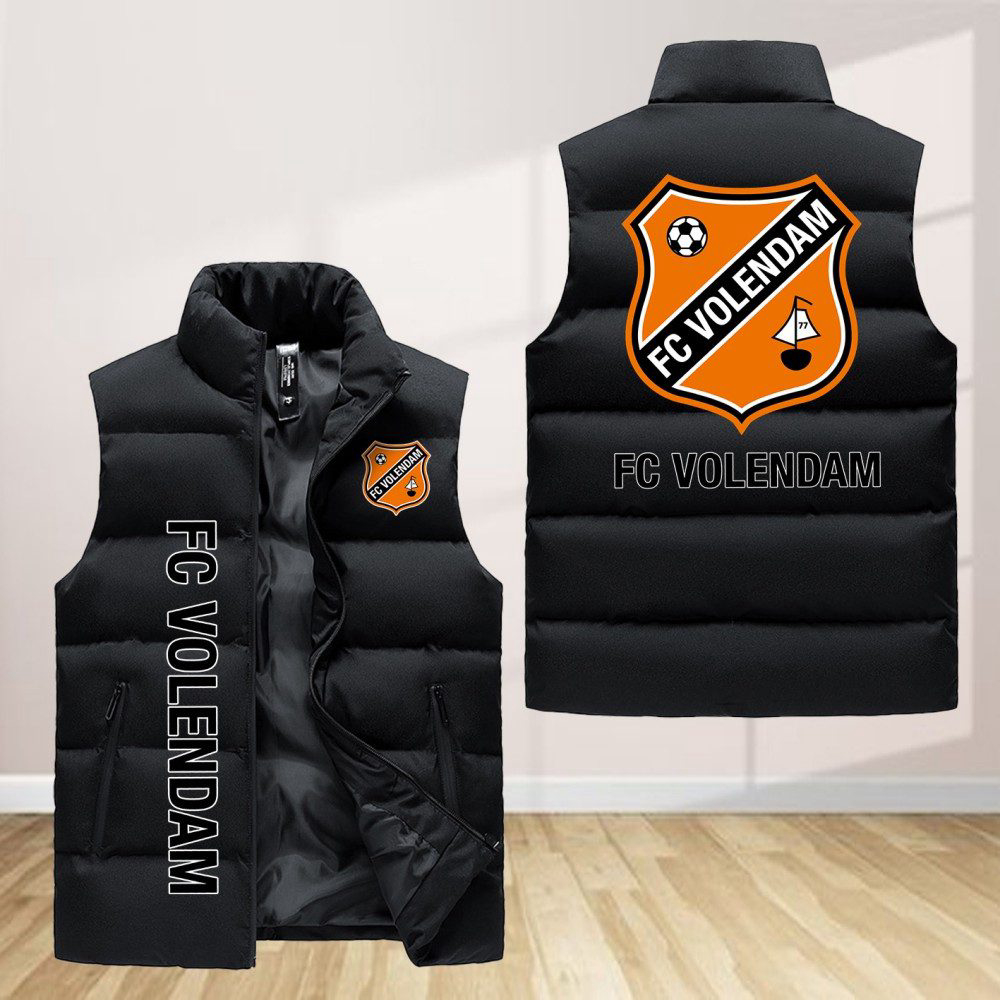 Fc Volendam Sleeveless Puffer Jacket Custom For Fans Gifts