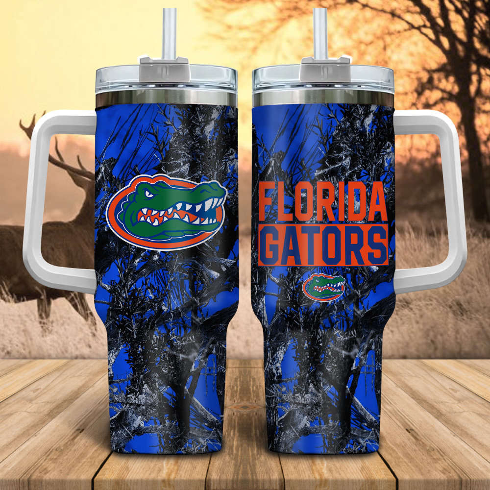 Florida Gators NCAA Hunting Personalized Stanley Tumbler 40oz Gift for Fans
