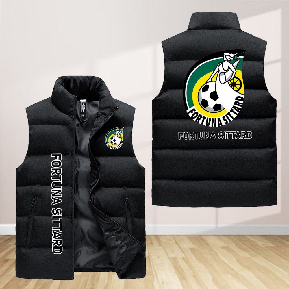 Fortuna Sittard Sleeveless Puffer Jacket Custom For Fans Gifts