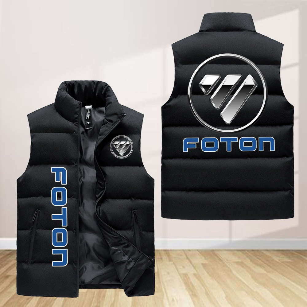 Foton Sleeveless Puffer Jacket Custom For Fans Gifts