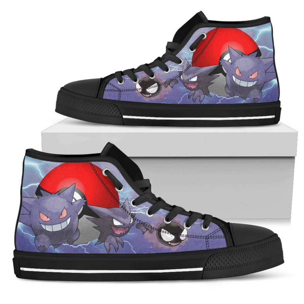 Gengar High Top Shoes Custom For Fans Pokemon