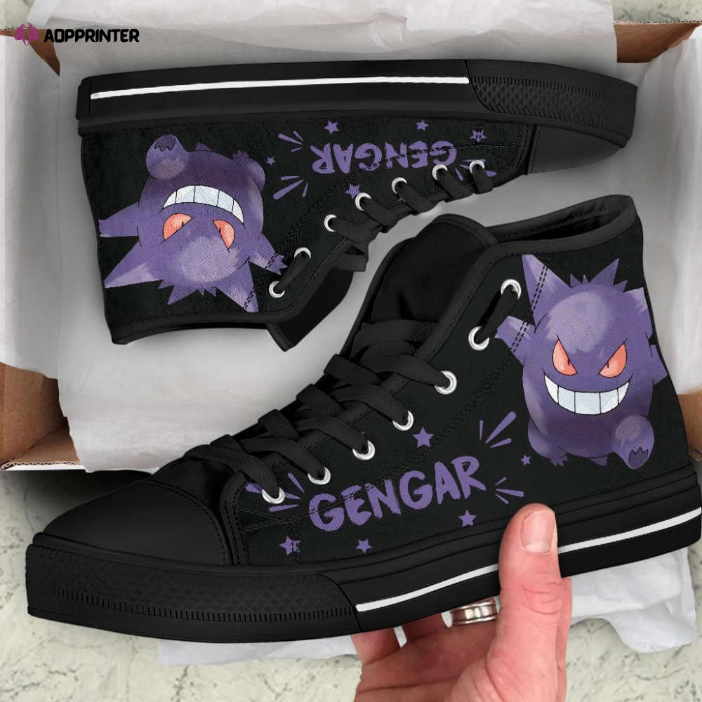 Gengar High Top Shoes Custom For Fans Pokemon