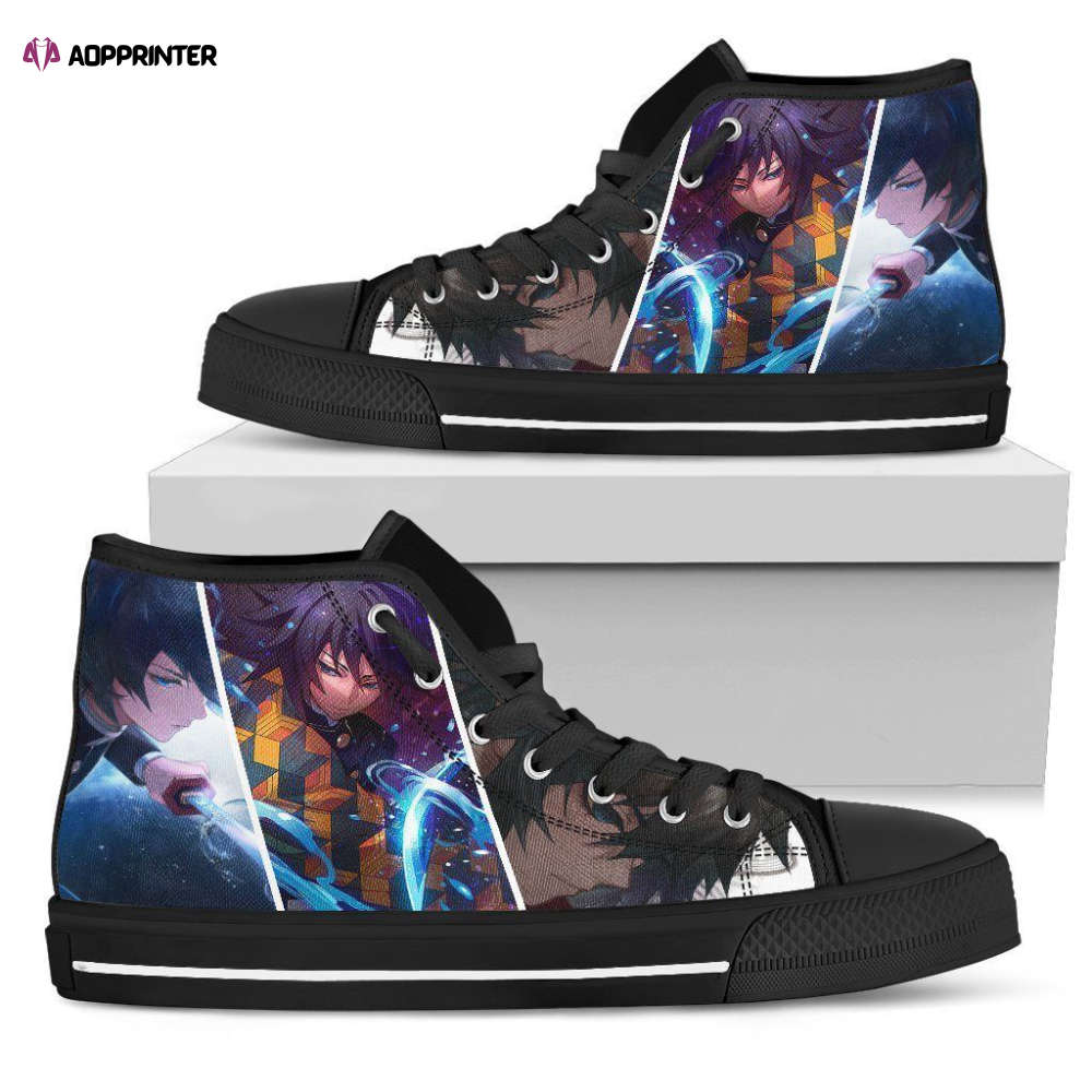 Nezuko High Top Shoes Custom For Fans Demon Slayer Anime