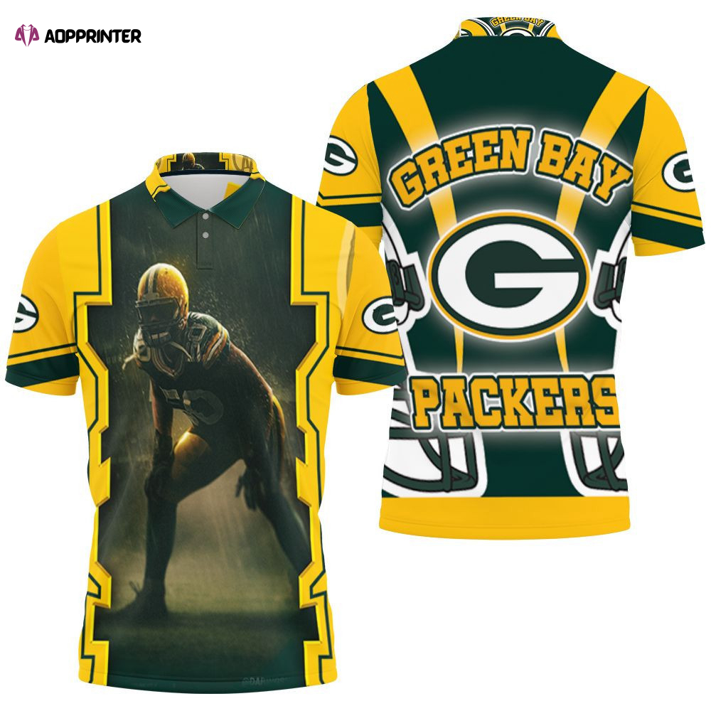 Green Bay Packers A. J. Hawk 50 For Fans Polo Shirt Gift for Fans Shirt 3d T-shirt