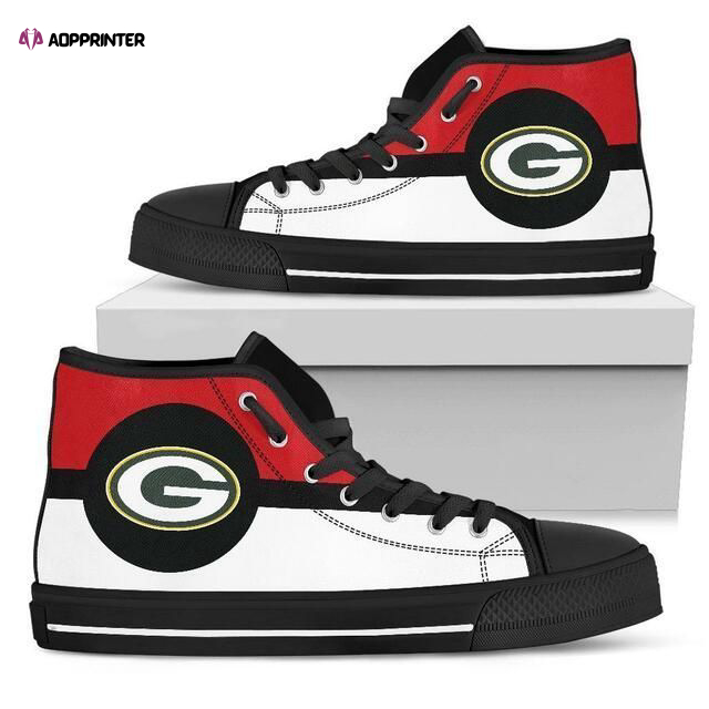 Green Bay Packers NFL Custom Canvas High Top Shoes