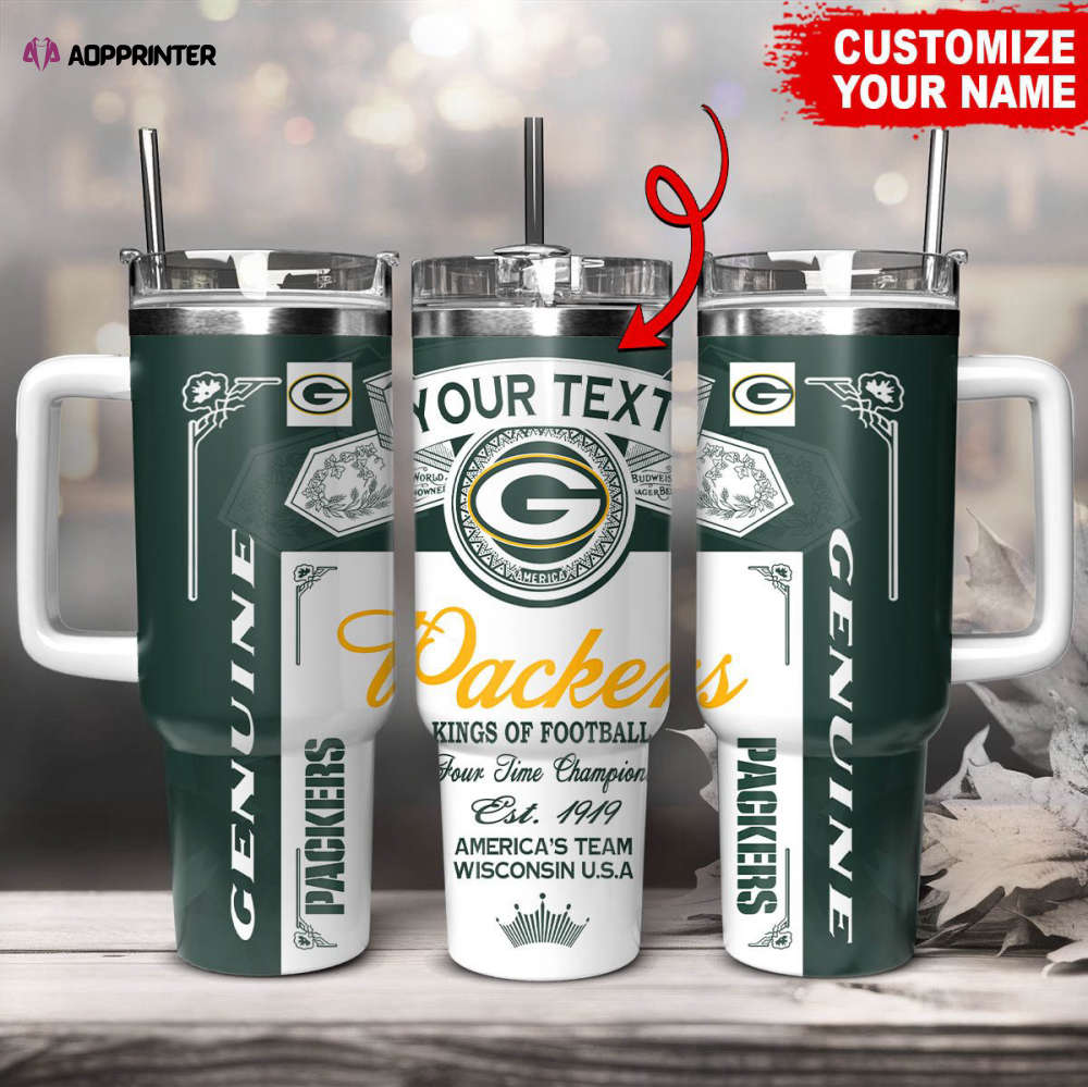 New England Patriots NFL Kings Of Football Custom Your Text Stanley Tumbler 40Oz Gift for Fans