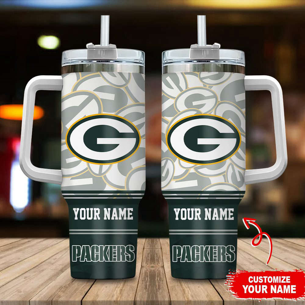 Green Bay Packers NFL Stanley Tumbler 40oz Gift for Fans