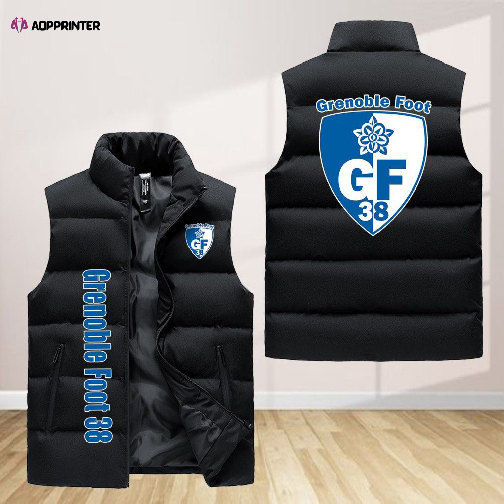 Grenoble Foot 38 Sleeveless Puffer Jacket Custom For Fans Gifts