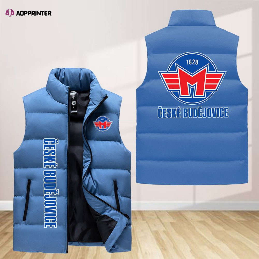 Hc Motor Ceske Budejovice Sleeveless Puffer Jacket Custom For Fans Gifts