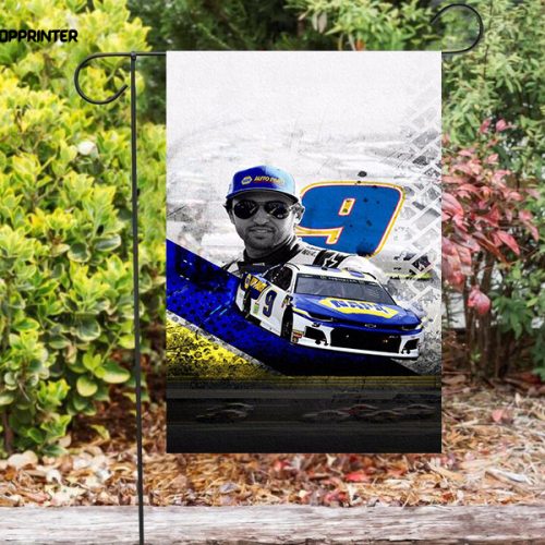 Hendrick Motorsports Chase Elliott12 Double Sided Printing   Garden Flag Home Decor Gifts Home Decor Gifts