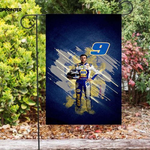 Hendrick Motorsports Chase Elliott3 Double Sided Printing   Garden Flag Home Decor Gifts