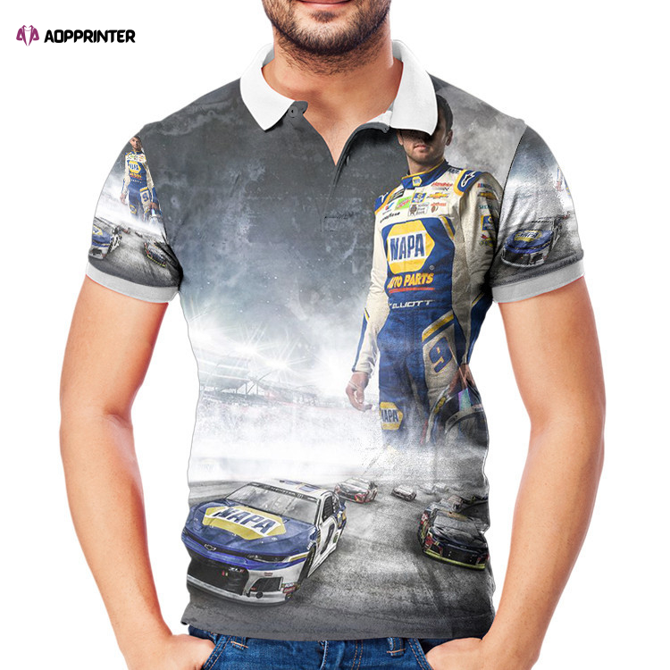 Hendrick Motorsports Chase Elliott4 3D Gift for Fans Polo Shirt