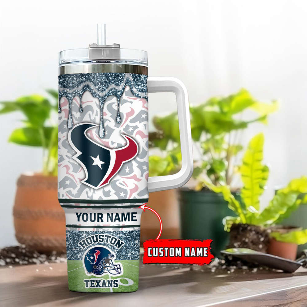 Houston Texans NFL Personalized Stanley Tumbler 40oz Gift for Fans