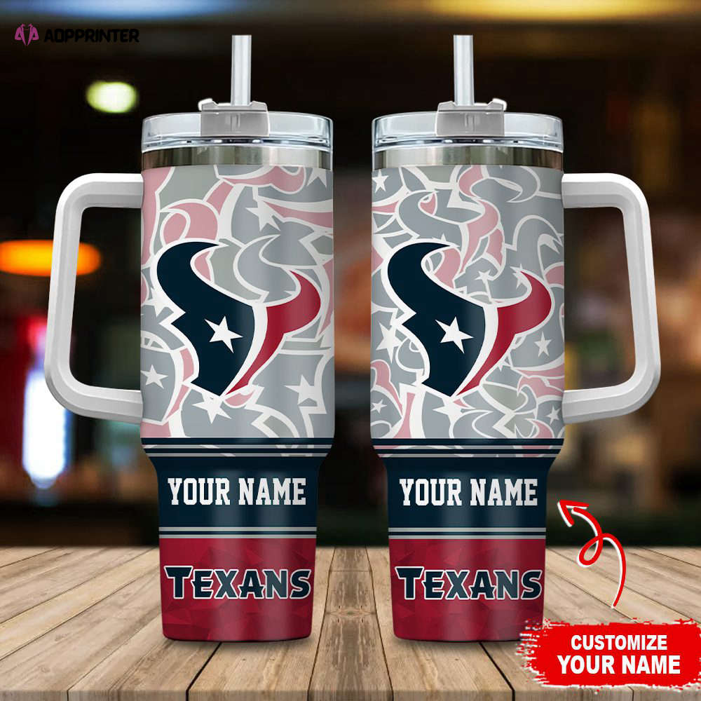 Houston Texans NFL Stanley Tumbler 40oz Gift for Fans