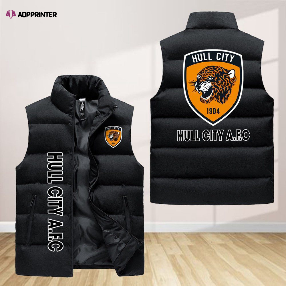 Hull City Sleeveless Puffer Jacket Custom For Fans Gifts