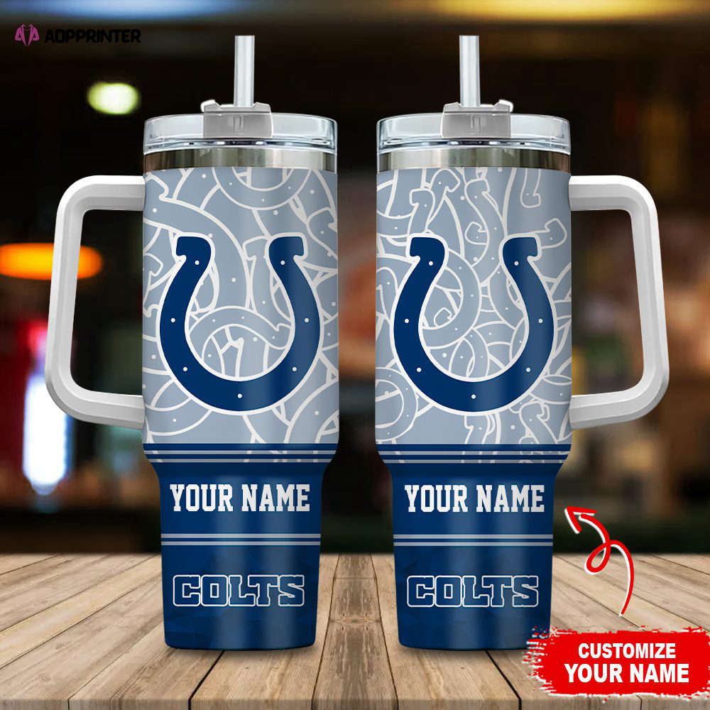 Indianapolis Colts NFL Stanley Tumbler 40oz Gift for Fans