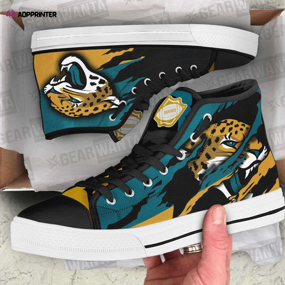 Jacksonville Jaguars High Top Shoes Custom For Fans