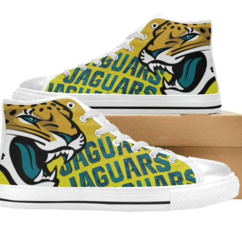 Jacksonville Jaguars NFL Football Custom Canvas High Top Shoes