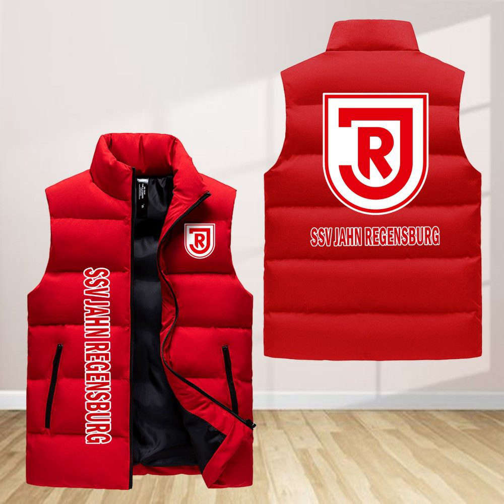 Jahn Regensburg Sleeveless Puffer Jacket Custom For Fans Gifts