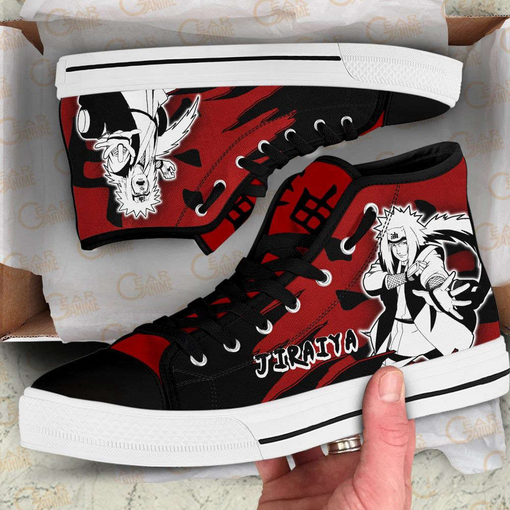 Jiraiya High Mix Manga Style High Top Shoes Custom Naruto Anime For Fans