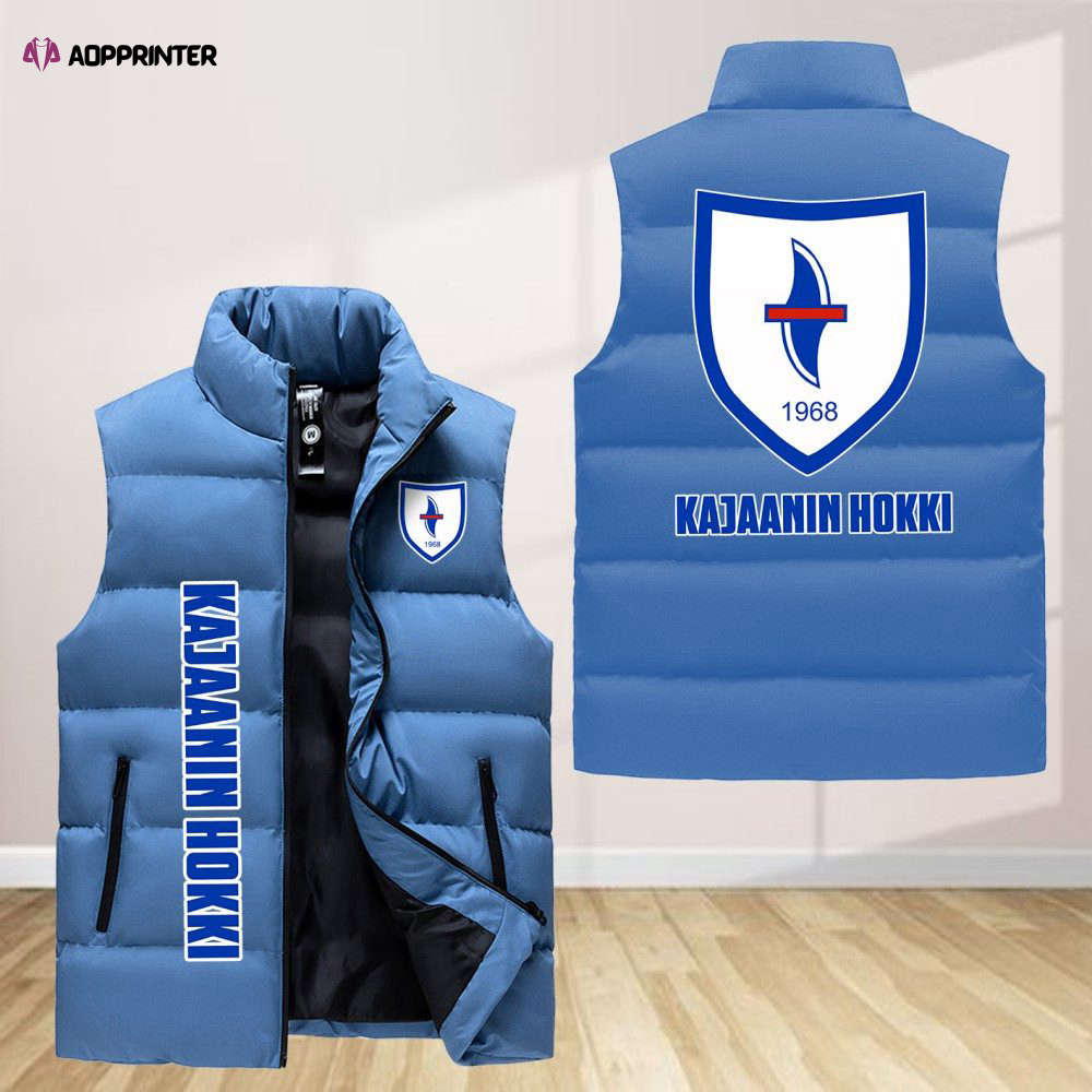 Kajaanin Hokki Sleeveless Puffer Jacket Custom For Fans Gifts