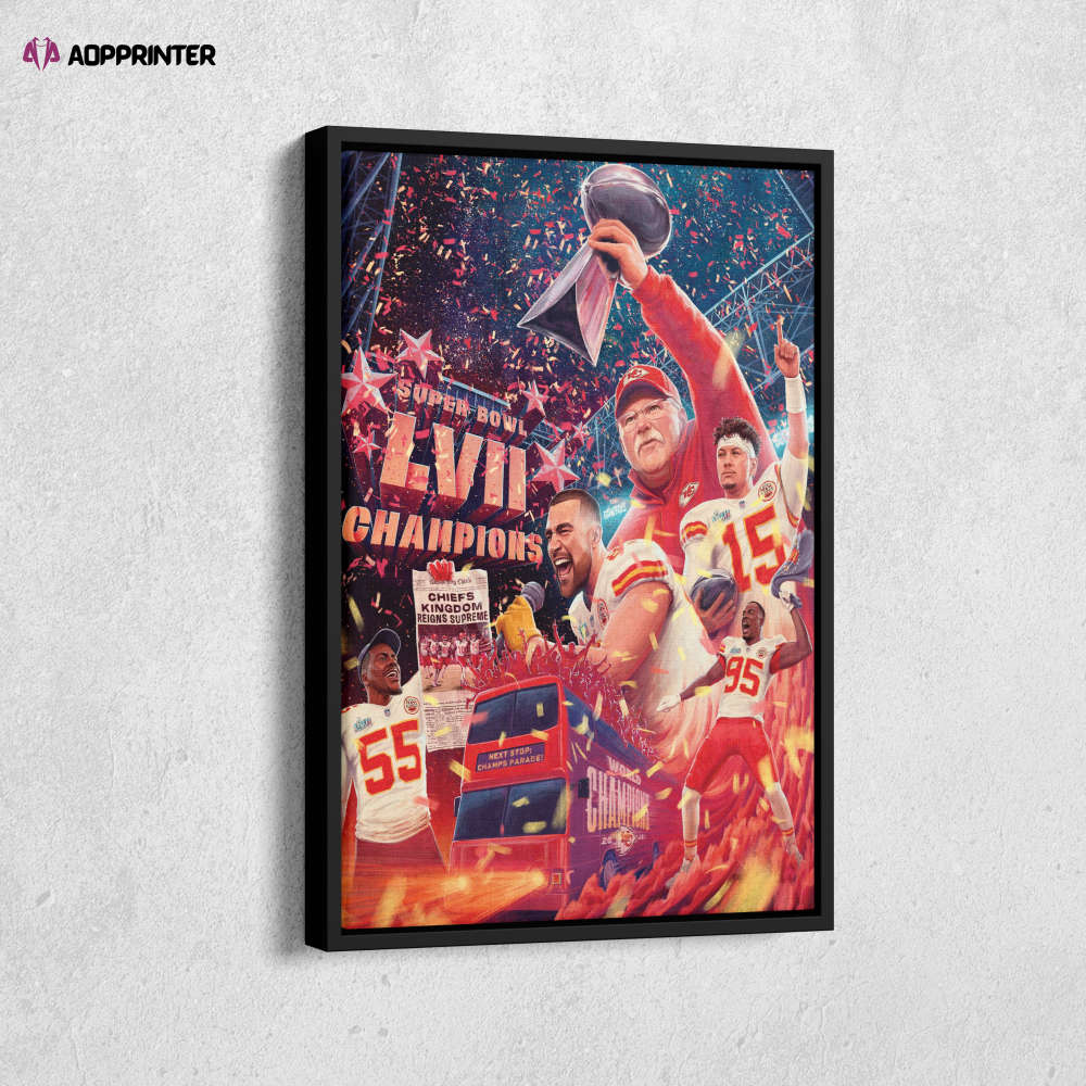 Kansas City Chiefs Kingdom Super Bowl LVII Champions Artwork