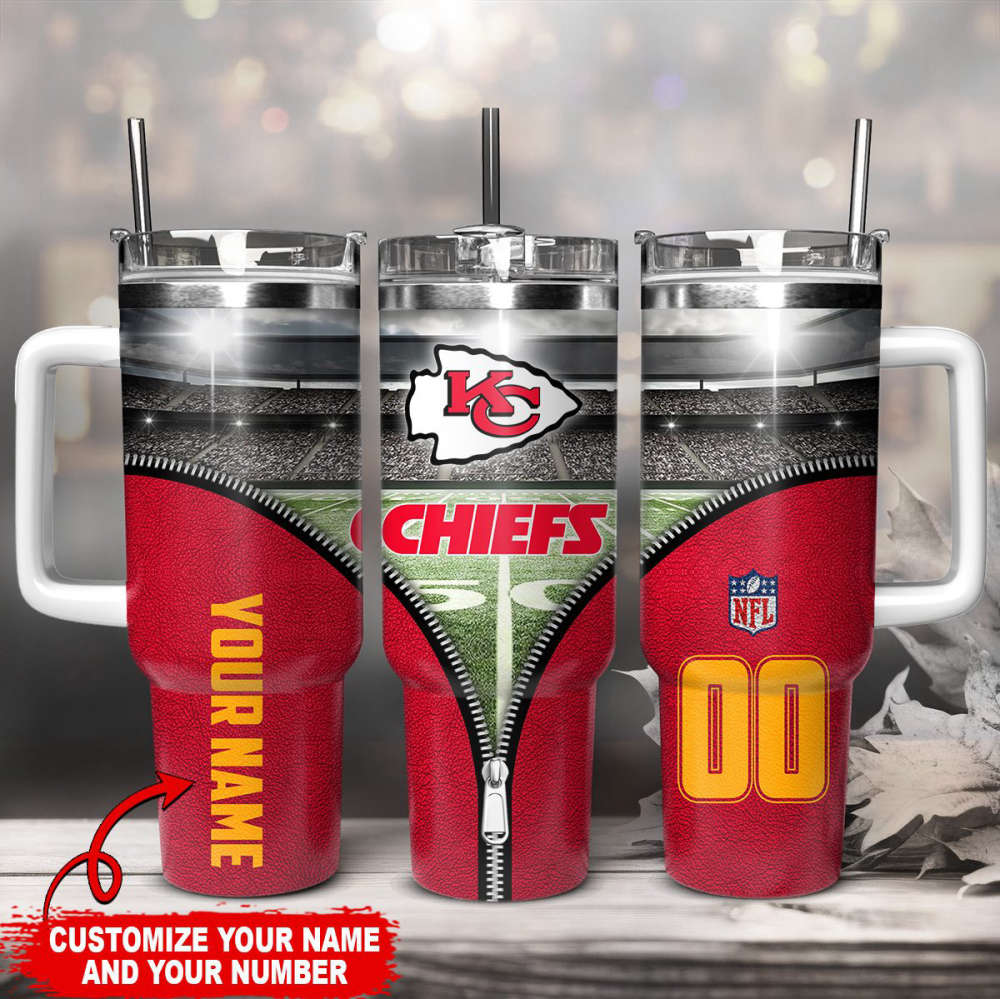 Kansas City Chiefs NFL 40oz Stanley Tumbler Gift for Fans