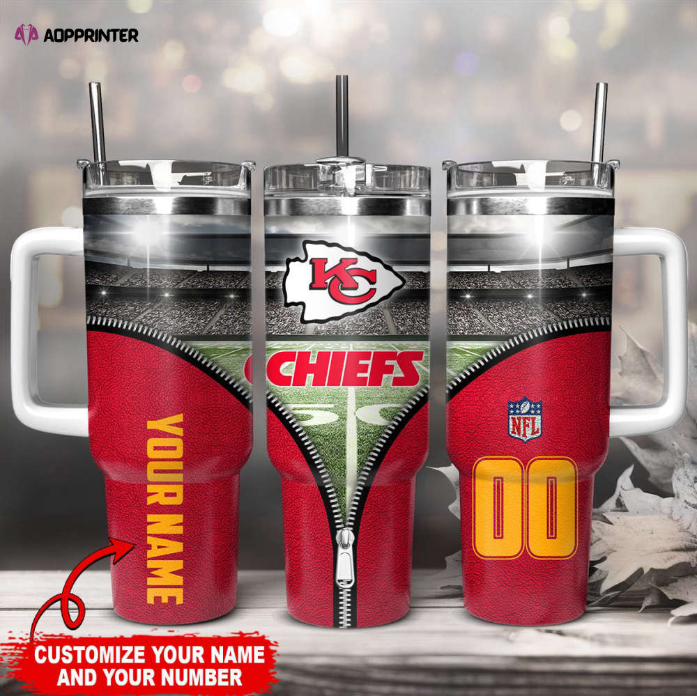 Kansas City Chiefs NFL 40oz Stanley Tumbler Gift for Fans