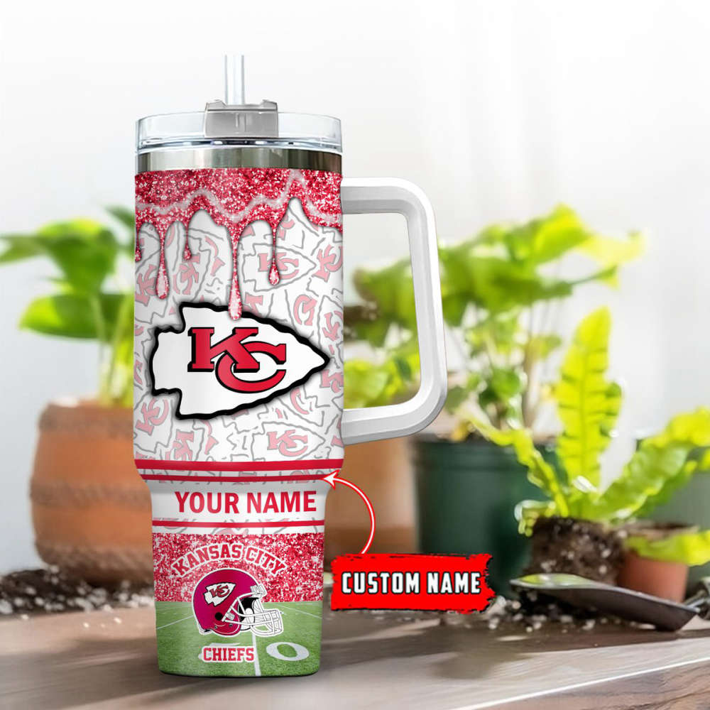 Kansas City Chiefs NFL Personalized Stanley Tumbler 40oz Gift for Fans