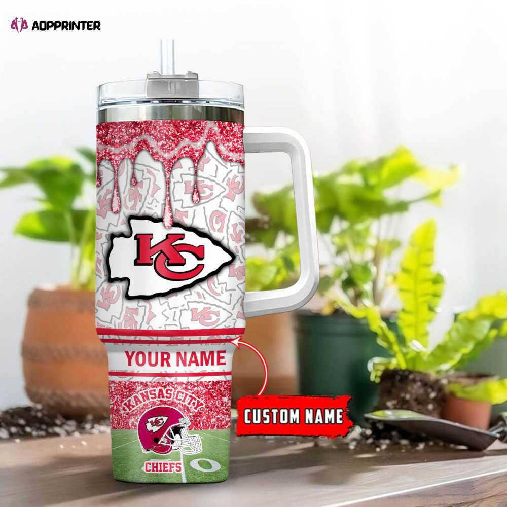 Kansas City Chiefs NFL Personalized Stanley Tumbler 40oz Gift for Fans