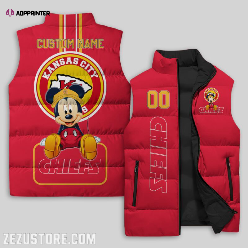 Kansas City Chiefs NFL Sleeveless Puffer Jacket Custom For Fans Gifts