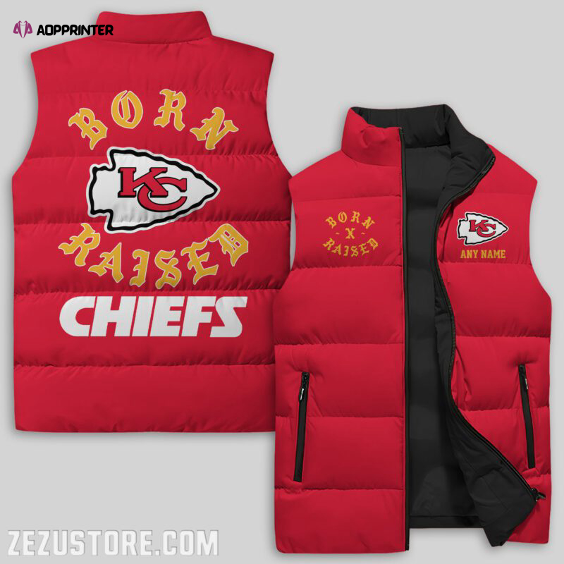 Kansas City Chiefs NFL Sleeveless Puffer Jacket Custom For Fans Gifts