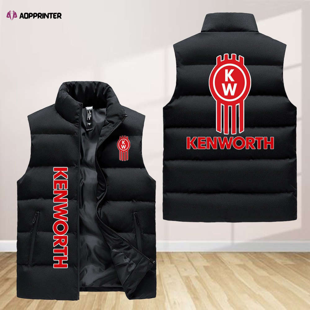 Kenworth Sleeveless Puffer Jacket Custom For Fans Gifts