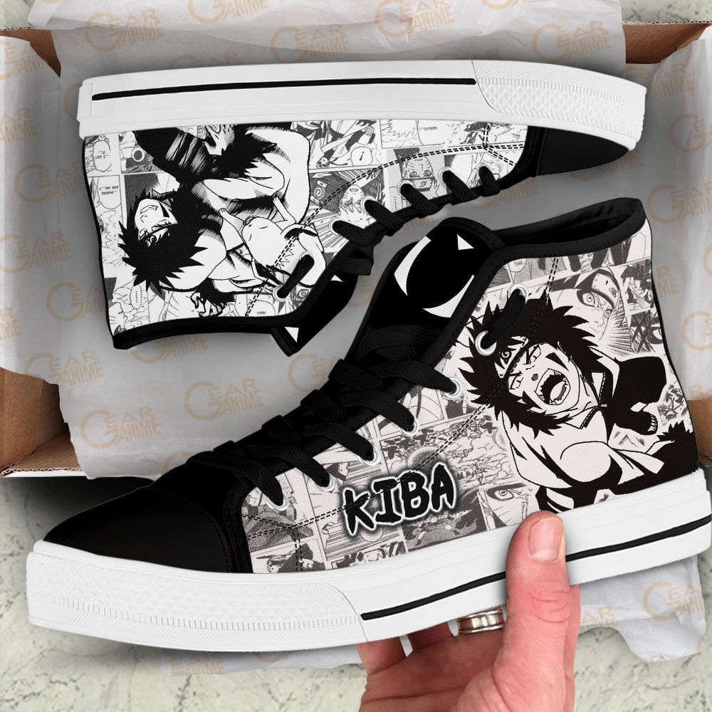 Kiba Inuzuka High Top Shoes Custom Naruto Anime For Fans