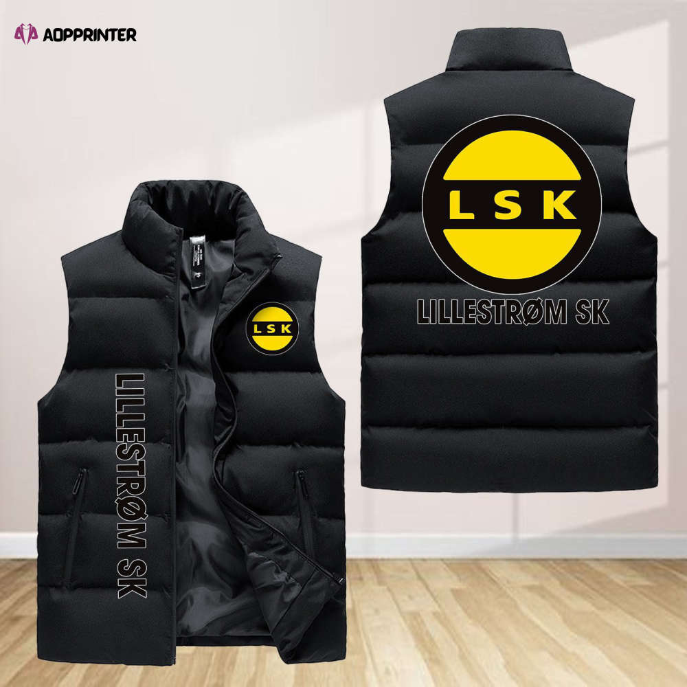 Lillestrom Sportsklubb Sleeveless Puffer Jacket Custom For Fans Gifts